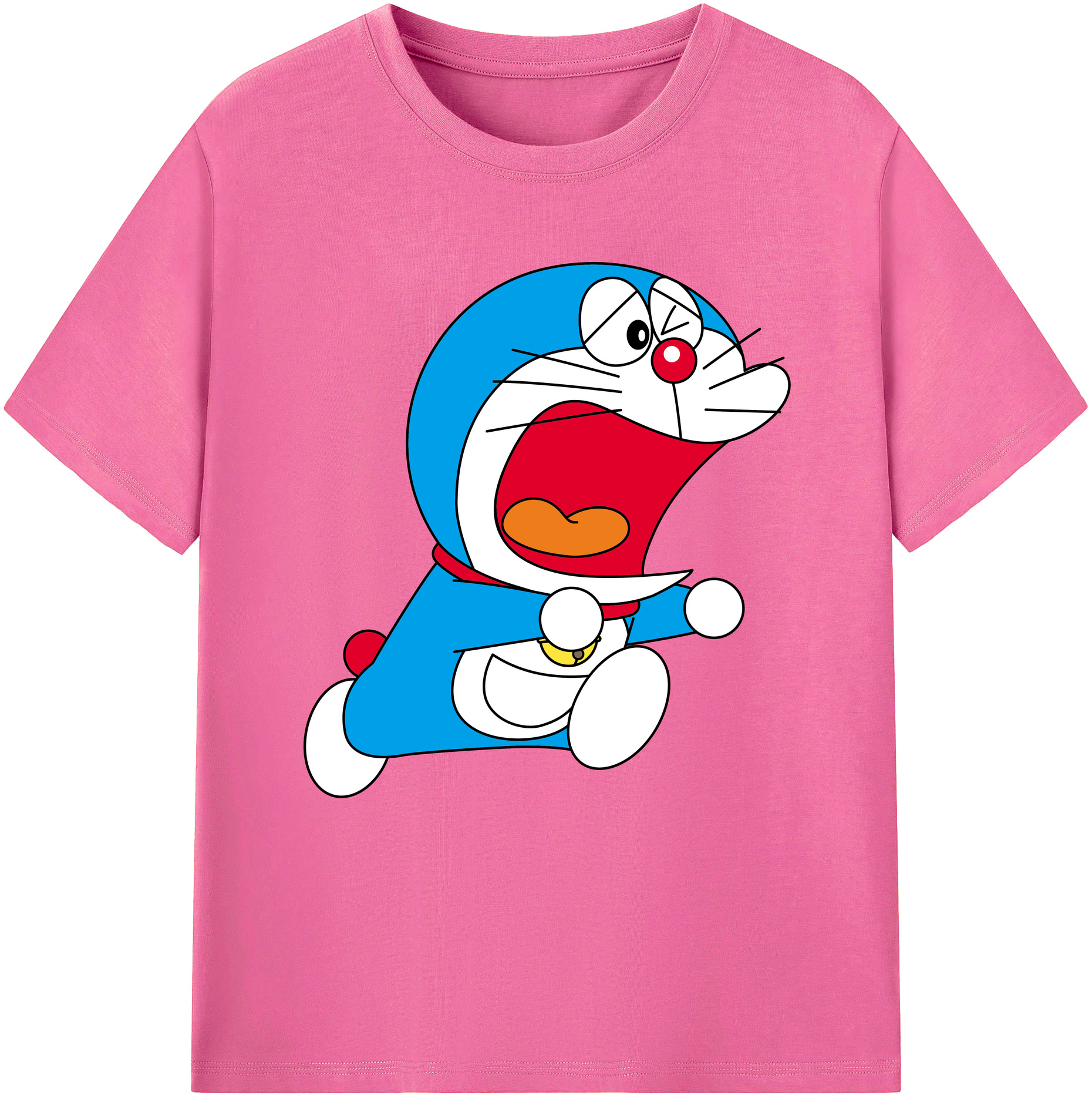 （画像用） ドラえもん Doraemon レディースカジュアルプリントTシャツ（綿100％）